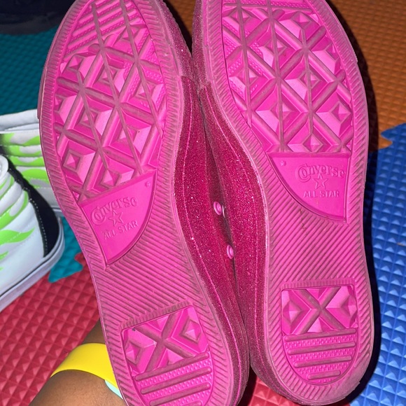 Glitter Pink Converse - Picture 4 of 4
